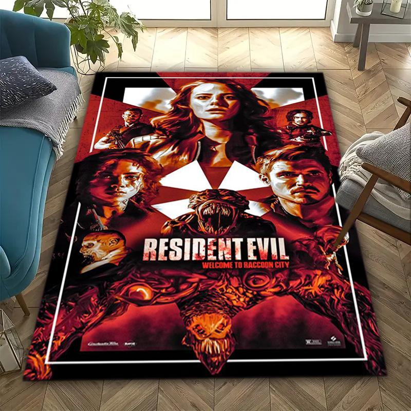 Sci-Fi Game Resident Evil, Umbrella Corporation, Soft Carpet, Home Living Room, Office Chair Pad, Door Mat, Door Mat Carpet U1