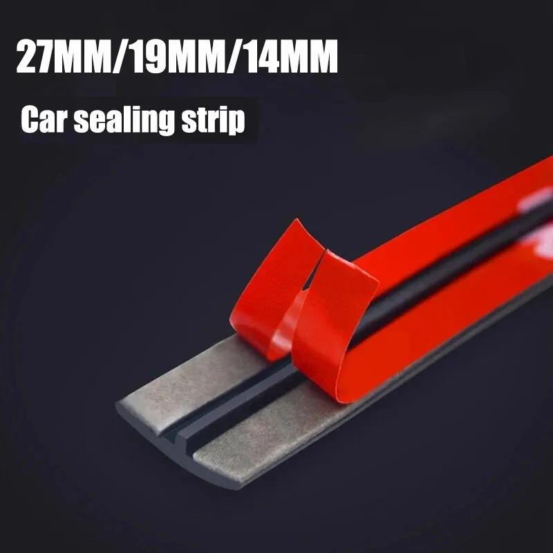 27/19/14mm T Shape Auto Roof Windshield Car Rubber Seal Edge Sealing Strips Car Rubber Sealant Protector Seal Strip Window Seals