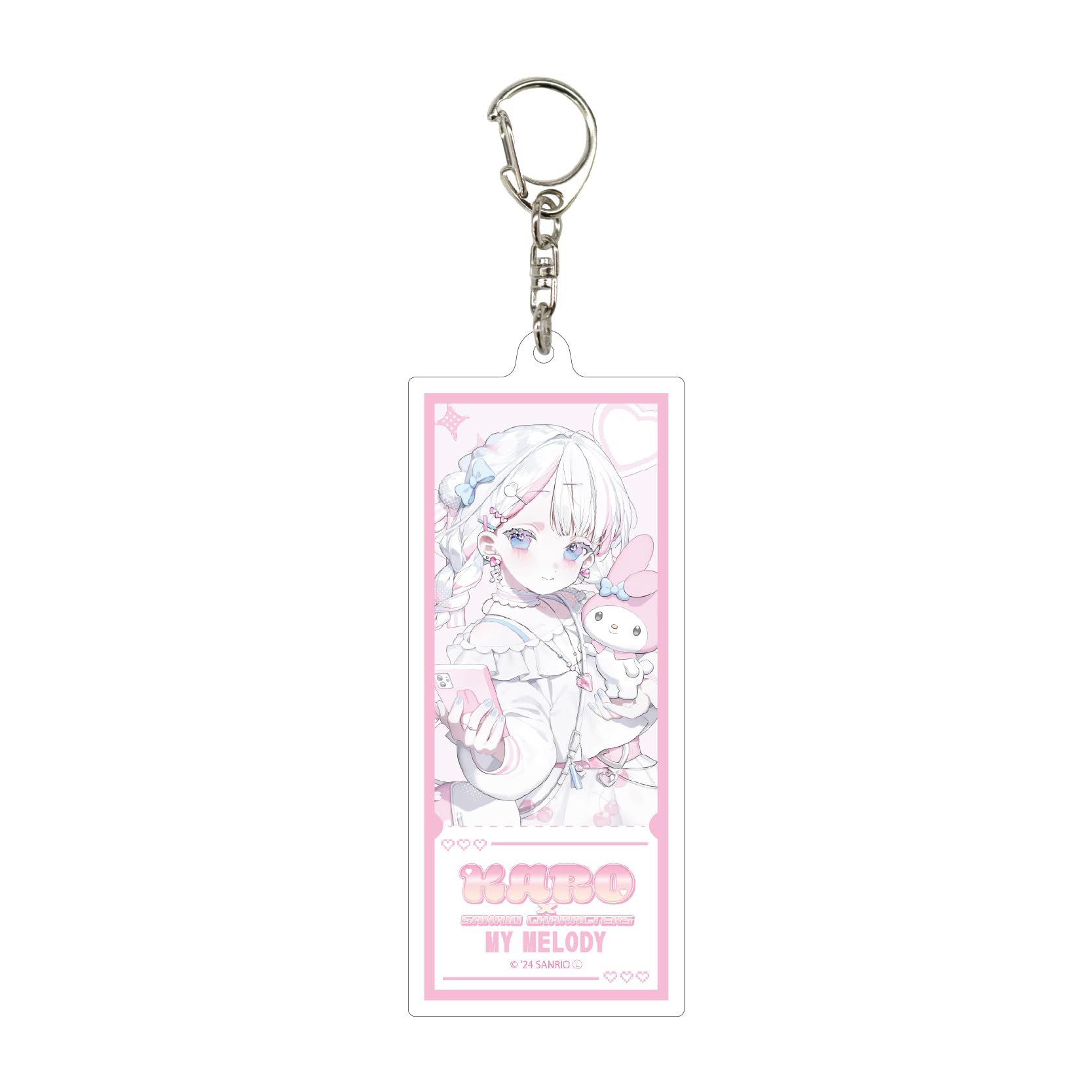 

Нацуро x Персонажи Sanrio 03 Моя Мелодия Большой акриловый брелок [Коллаборационная иллюстрация]