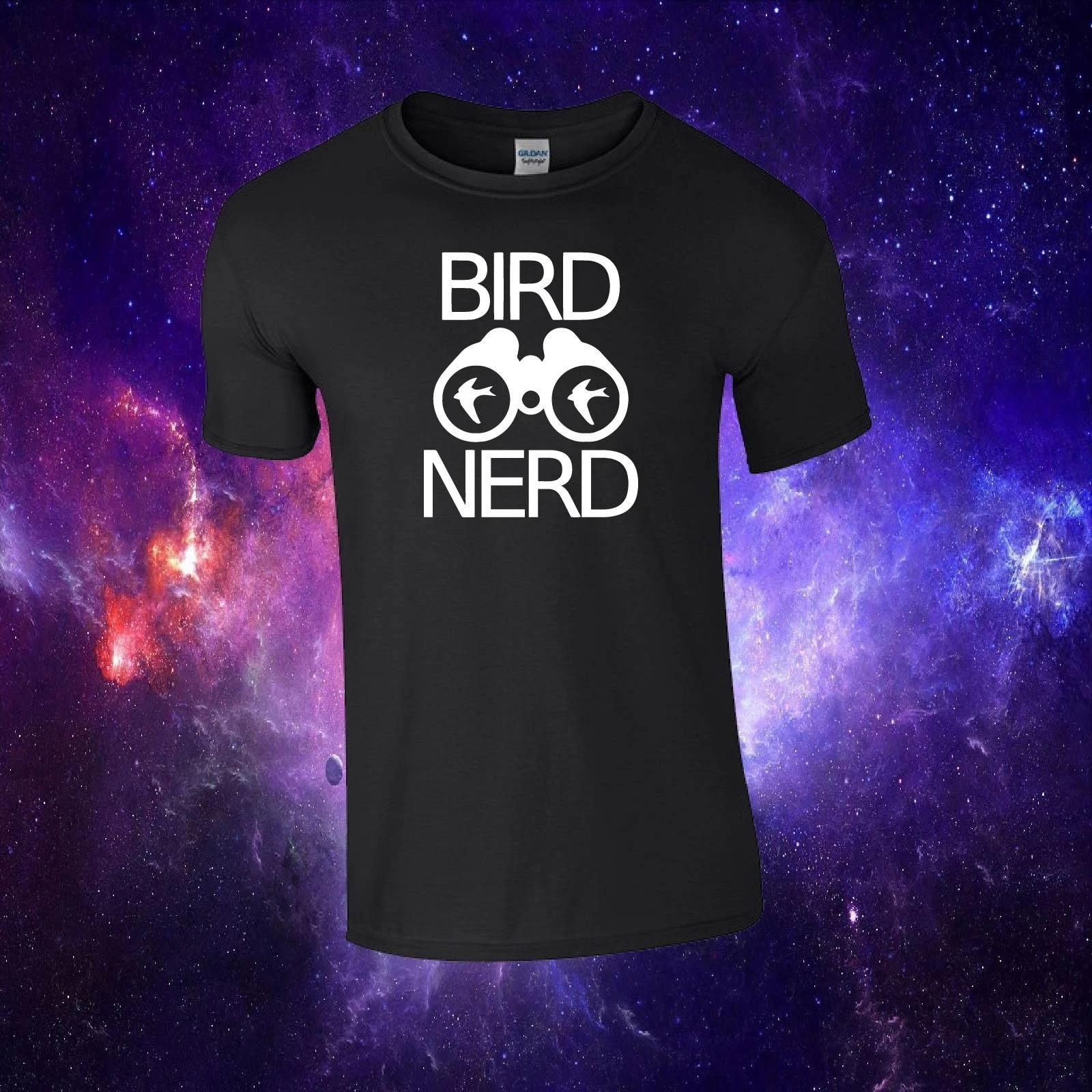 Bird Nerd Birding Bird Watching Inspired Adults/Kids Unisex Top T-shirt L