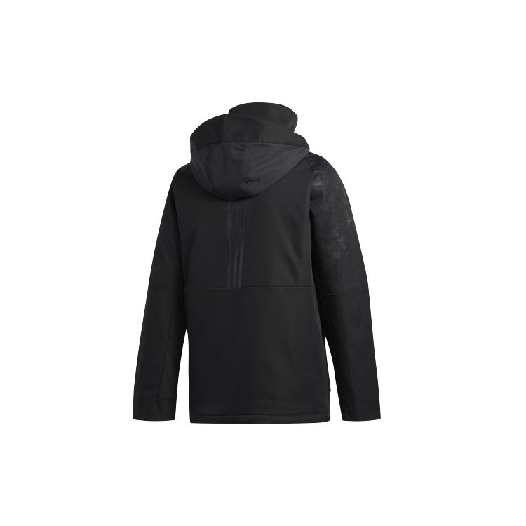 Adidas New Year Series Printed Fleece Hooded Jacket Men Jackets Black GG0776