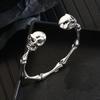 Fashionable Skull Bracelet Ring Earrings Handmade Jewellery Set Unisex Jewelry Fashion Accessories for Women and Men
