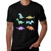 Cute Dinosaurs Tshirt Modern Style Print Tshirt
