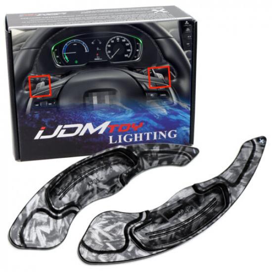 Forged Carbon  Large Steering Wheel Paddle Shifter For Honda Accord Civic Acura
