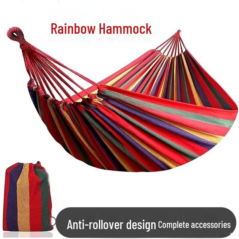 Junpinjia Outdoor Rainbow Hammock