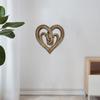 Modern Hands Hanging Wall Sculpture Decor Statue Plaque Clasped Artwork for Cottage Living