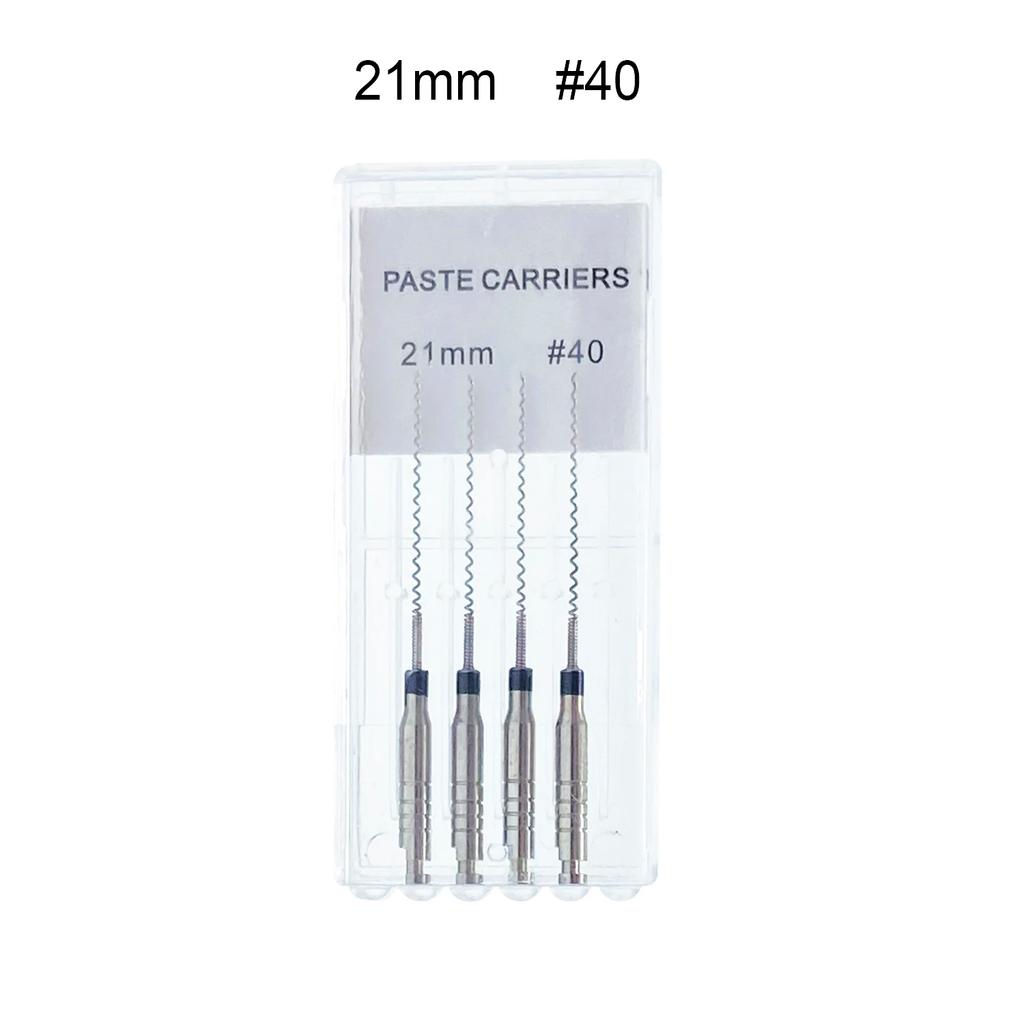 4Pcs Dental Rotary Paste Carriers Spiral Filler Lentulo Assorted Engine Filling Paste Dentistry Tool