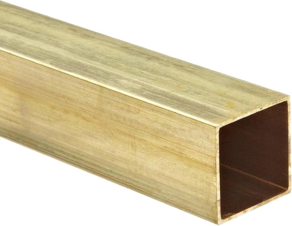 Albion Alloys Brass Square X 305mm Pack of Hobby AALSB2M Pipe, 4.76 4.76mm, Long, 2, Material,