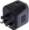 UNIVERSAL TRAVEL ADAPTER 2XUSB 12W - YT-81301