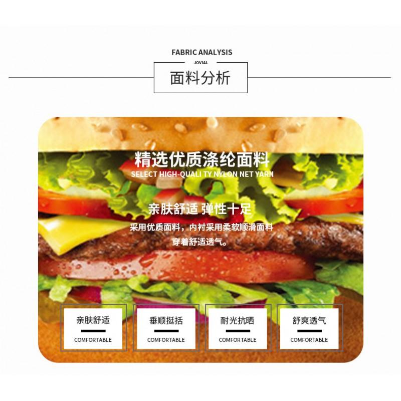 Hamburger Costume Cosplay Party Stage Performance Unisex Adult Outfit Fast Food Theme