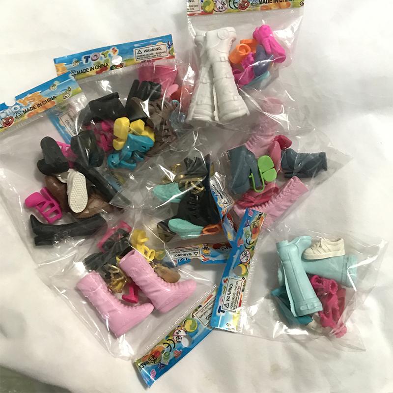 Høyhælte skodukketilbehør Dekor av kreativ simuleringsdukketilbehør