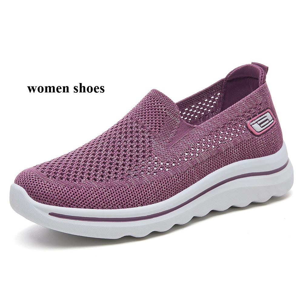 Summer Women's Casual Sneakers Mesh Non Slip Mens Women Walking Shoes Lightweight Platform Shoes Durable Shoes for Men Soft Sole