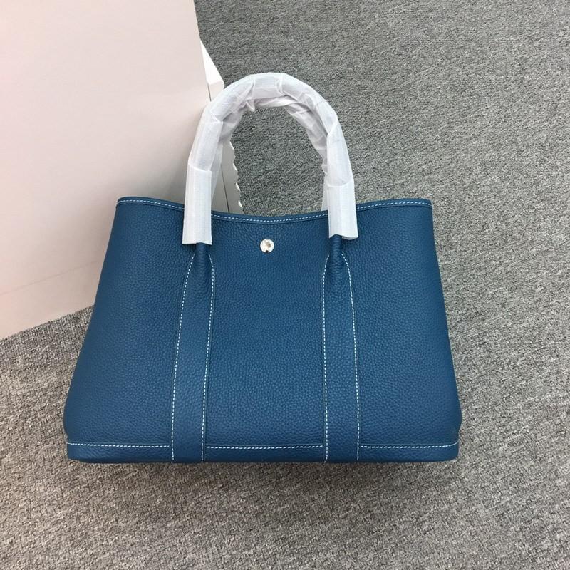 Layer Lychee Pattern Cowhide Garden Bag Fashionable Simple Large-capacity Portable Single-shoulder Diagonal Leather