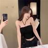 Summer Sexy Pure Desire Wind Neck Strap Sling Vest Women's Fashion Chic Slim Slim Short Top Ins