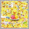 51 Adorable Duck Cartoon Stickers for Scrapbooking, Journals, DIY Phone Cases, and More - Waterproof PVC Set
