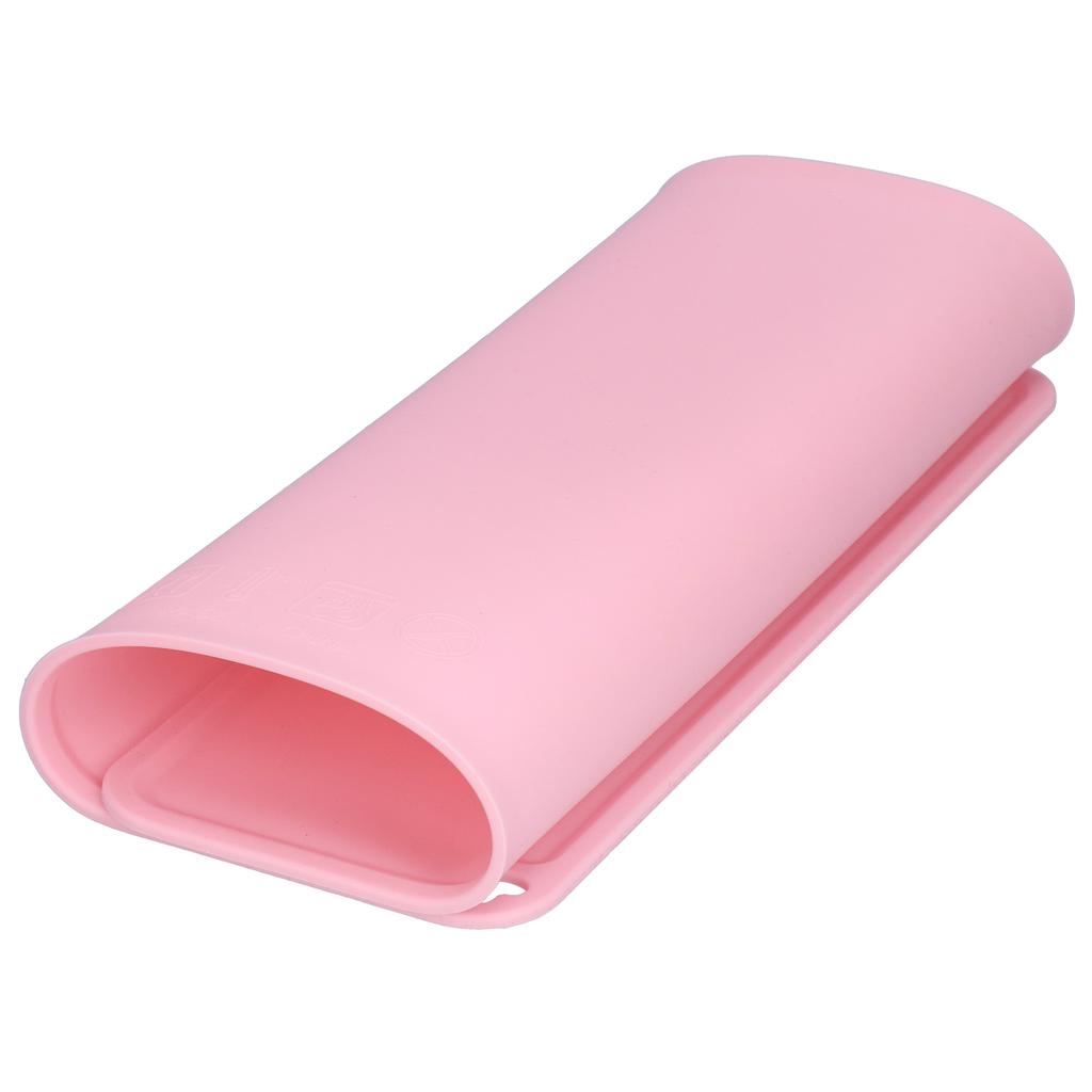 Silicone Placemat Waterpoof NonSlip Table Mat Heat Insulation Pad for Primary School Students 41x31x1cm(Dark Pink )