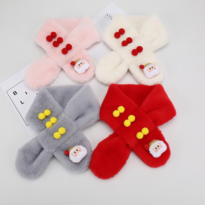 Children's Cute Cartoon Winter Scarf - Korean Style for Boys and Girls