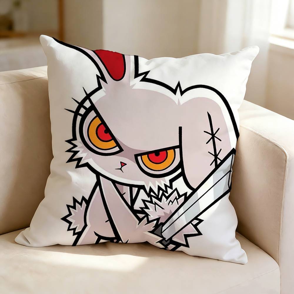 The fighting game B-Bloody R-Roar Square Double-Sided printed Pillow Case Bedroom Bedside Pillow Sofa Cushion Cover