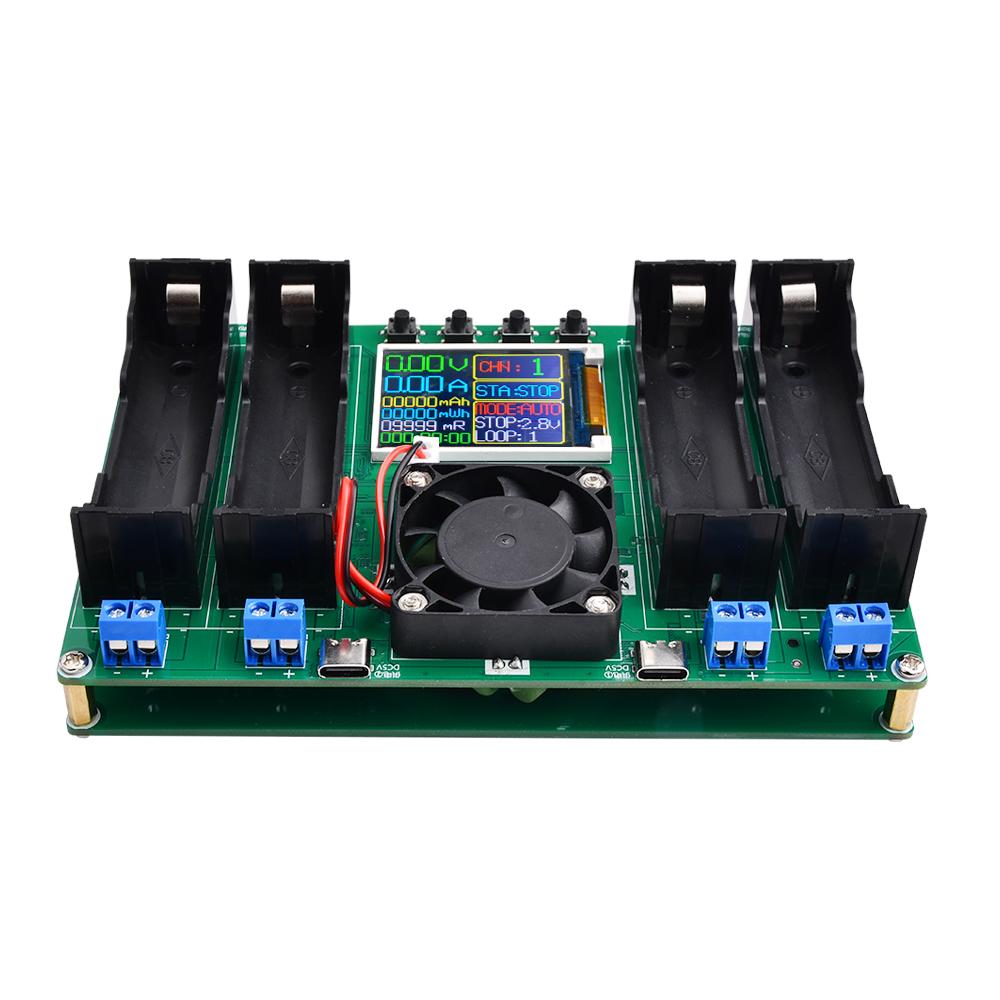 18650 Lithium Battery Capacity Tester Module MAh MWh Digital Battery Power Detector Module 18650 Battery Tester Type-C