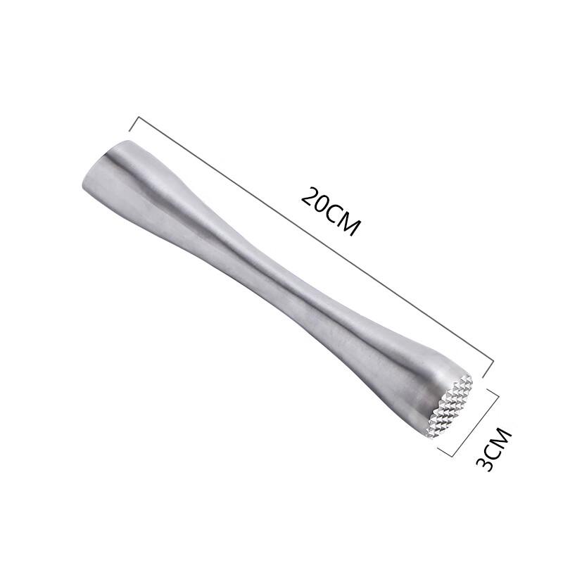 

Stainless Steel Cocktail Muddler & Ice Crusher