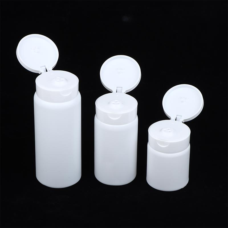 1 Pcs 30G 50G 100G White Talcum Powder Bottle Refillable Cosmetic Powder Dispenser Plastic Powder Container Empty Pots Bottles