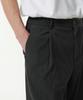 Musinsa Standard Crinkle One-Pleat Wide Elastic Pants [Dark Gray]