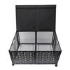 Foldable Toy Storage Box Large 70L Capacity Dustproof Portable Metal Toy Chest for Kids Playroom