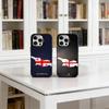 Georgia Flag Phone Case For iPhone 17,16,15,14,13,12,11 Plus,Pro Max,XS,Colorful Silver Phone case Funda Cover