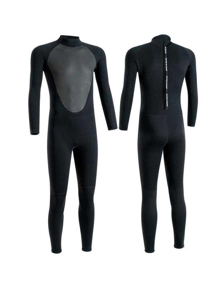 Men's and Women's Full Body 3/5mm Winter Wetsuit: Warm, Cold-Resistant, Sun-Protective for Swimming, Snorkeling, and Surfing.
