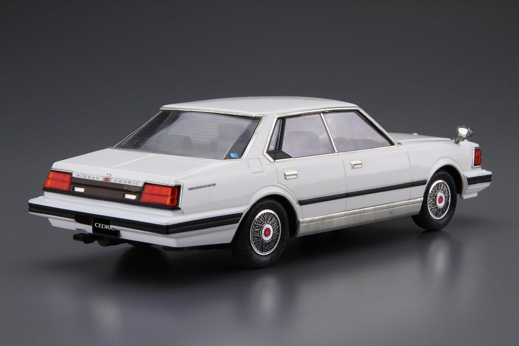 Aoshima Bunka Kyozai The Model Car 57 Scale Nissan P430 4HT280E Brougham Plastic Plastic Model (AOSHIMA) No. 1/24 Cedric/Gloria '82 Pre-Colored
