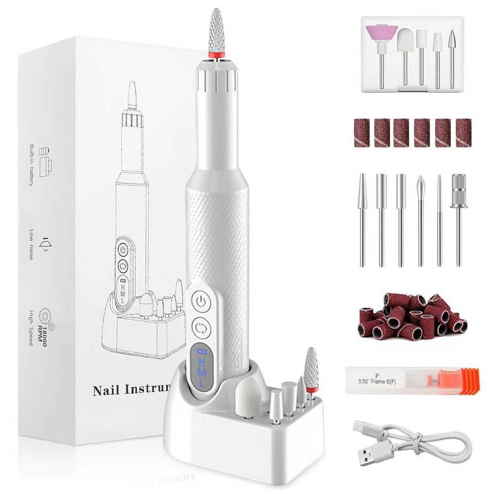 Electric Nail File & Polisher: Professional Cross-Border Manicure Grinder