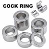 Penis Ring Magnetic Lock Metal Scrotum Pendant Ball Stretcher Testis Weight Cock Ring Penis Restraint Stainless Sex Toys for Men