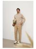 Herren Old Money Stil Wollpullover mit Rundhalsausschnitt - Herbst/Winter Strickpullover