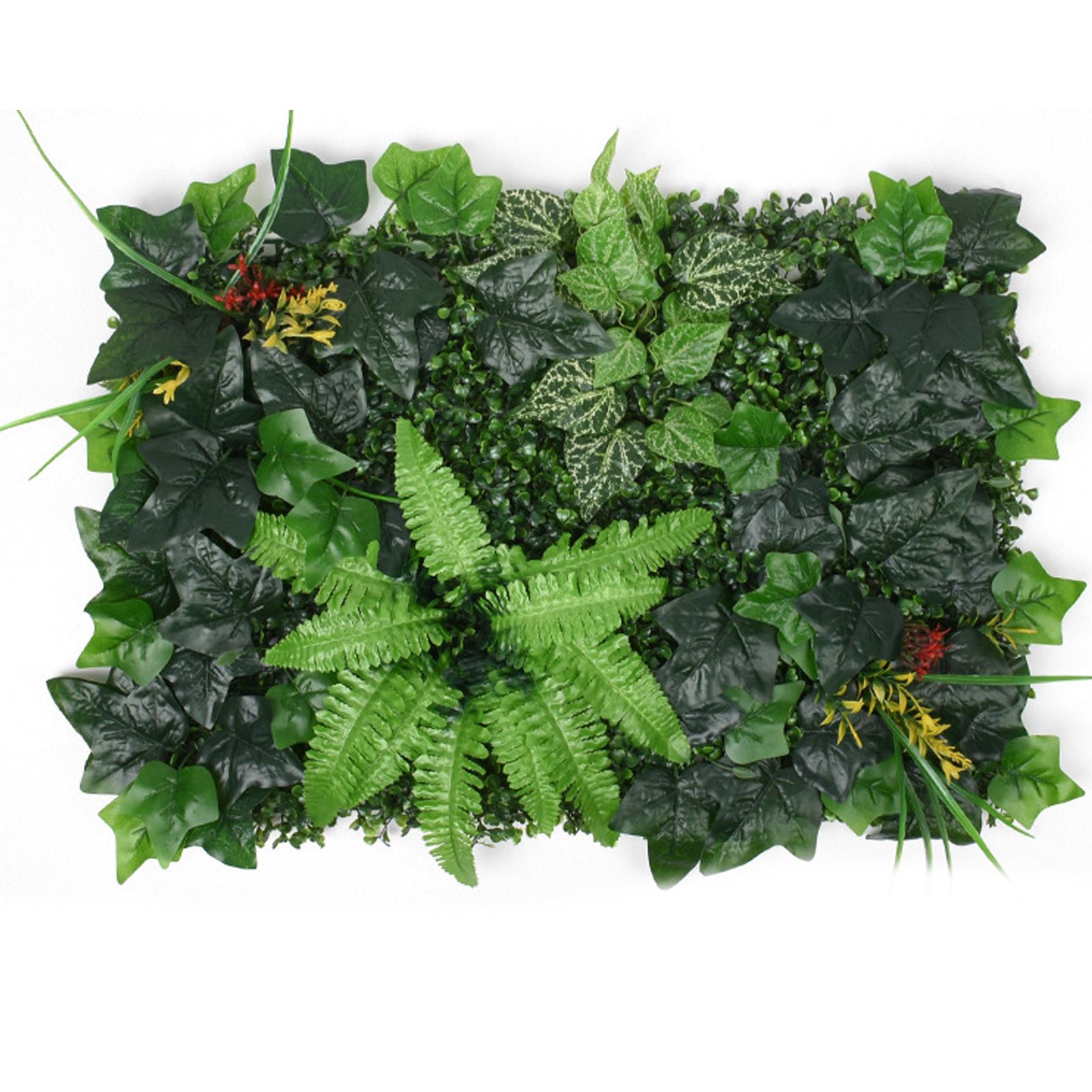 Искусственная трава Искусственная листва для стен Панели живой изгороди Для декора сада Искусственные стеновые панели с растениями