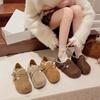 Niche Design Birkenstocks Casual and Comfortable Versatile Flat-soled Single Shoes New In Spring and Autumn