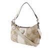 Coach Signature Shoulder Bag F19218 2WAY Beige Nylon Canvas Women Used