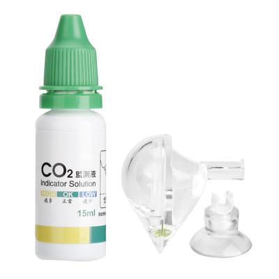 Aquarium Fish Tank Carbon Dioxide CO2 Monitor Glass Drop Checker Tester Detector