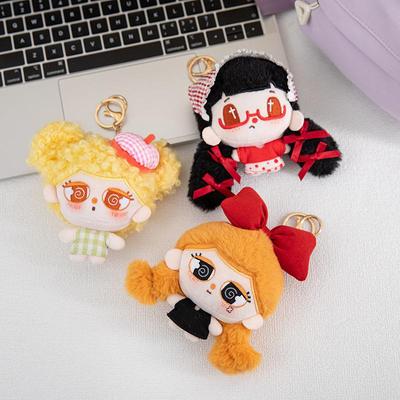 Cute Girl Doll Plush Pendant Backpack Keychain Gift