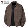 Men's American Retro Faux Suede Jacket