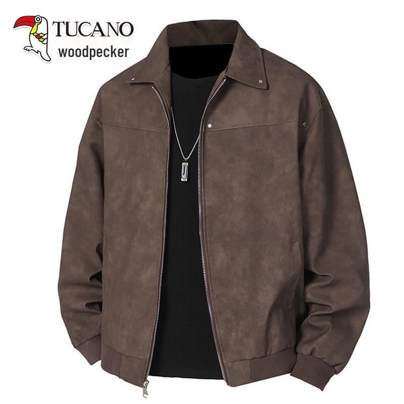 TUCANO Men s American Retro Faux Suede Jacket XL