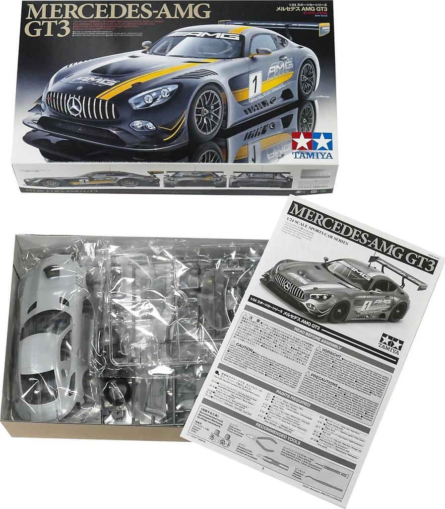 Tamiya Sports Car Series 345 GT3 Plastic Model 24345 1/24 No. Mercedes-AMG