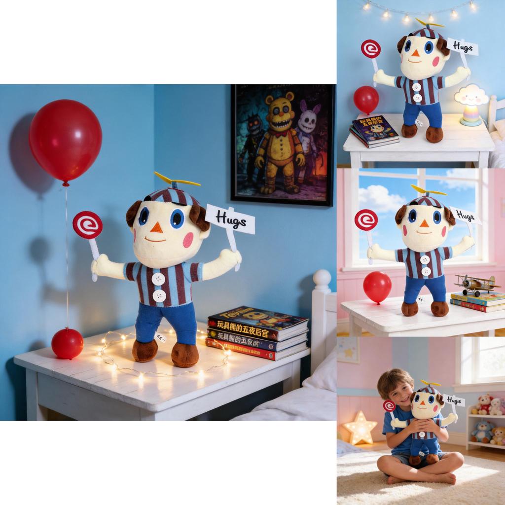Five Nights At Freddys Bb Balloon Boy Plush Toy Soft Stuffed Doll Gift For Kids And Collectors