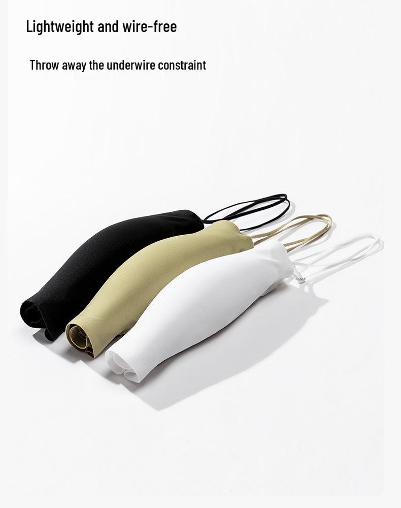 Minimalist Strapless Wire-Free Seamless Bandeau Bra