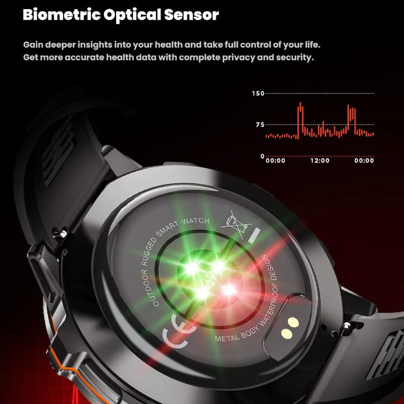 2025 New 1000MAH Super Endurance Smart Watch Men 1.73-inch HD Screen GPS Compass Bluetooth Call Waterproof Sport Smart Watch FOR XIAOMI