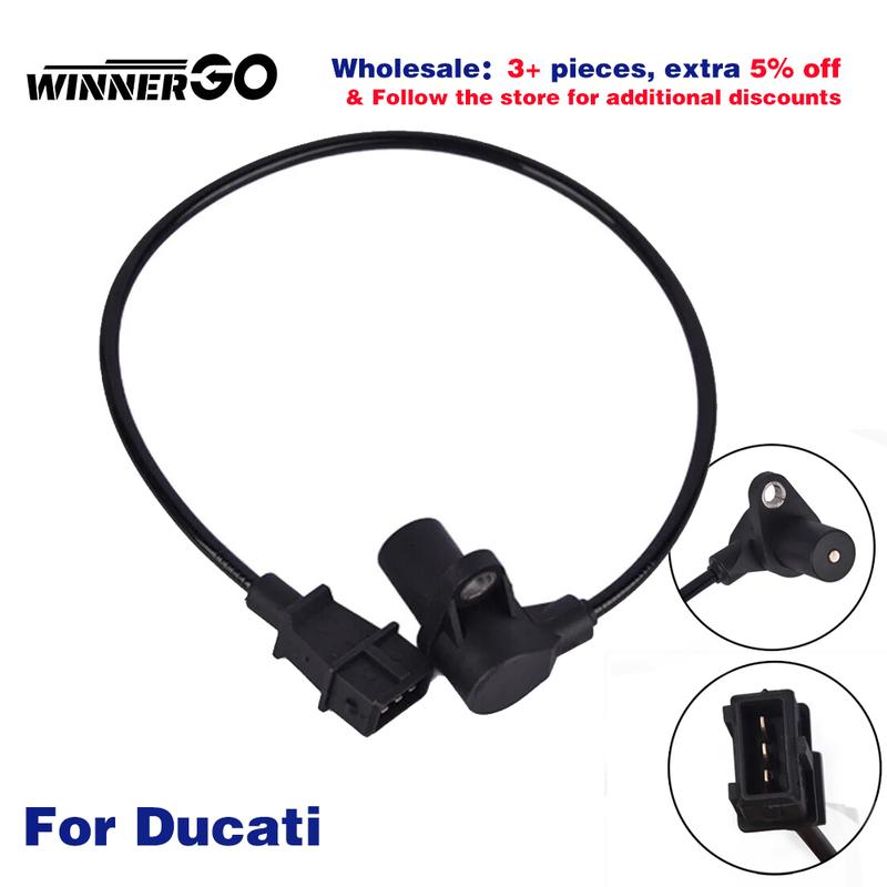 

For Ducati Monster 1200 S R 937 821 Multistrada V2 V4 1260 1200 950 Panigale Timing RPM Pickup Crankshaft Angle Position Sensor