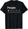 Mensen Eén Ster Beoordeling Zouden Introverte T-Shirt Niet Aanbevelen