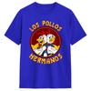 Los Pollos HerUnisexos Unisex T Shirts Hipster Tees Short Sleeve Crewneck TShirt Cotton Gift Idea Tops