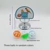 Parrot Basketball Hoop Interactive Intelligence Toy Skill Training Prop Metal Basketball Stand for Cockatiel Monk Peony Parrot