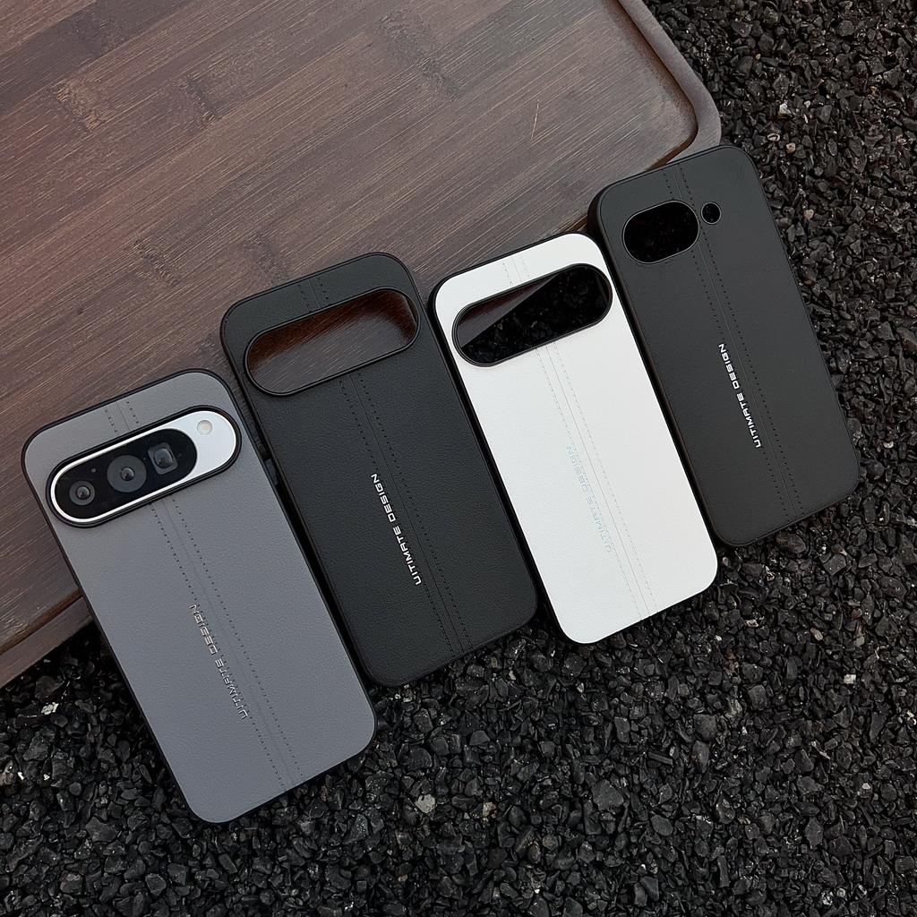 Premium Genuine Leather Phone Case For Google Pixel 10 9 Pro XL 9A PU+TPU Leather Shockproof Protection Back Cover