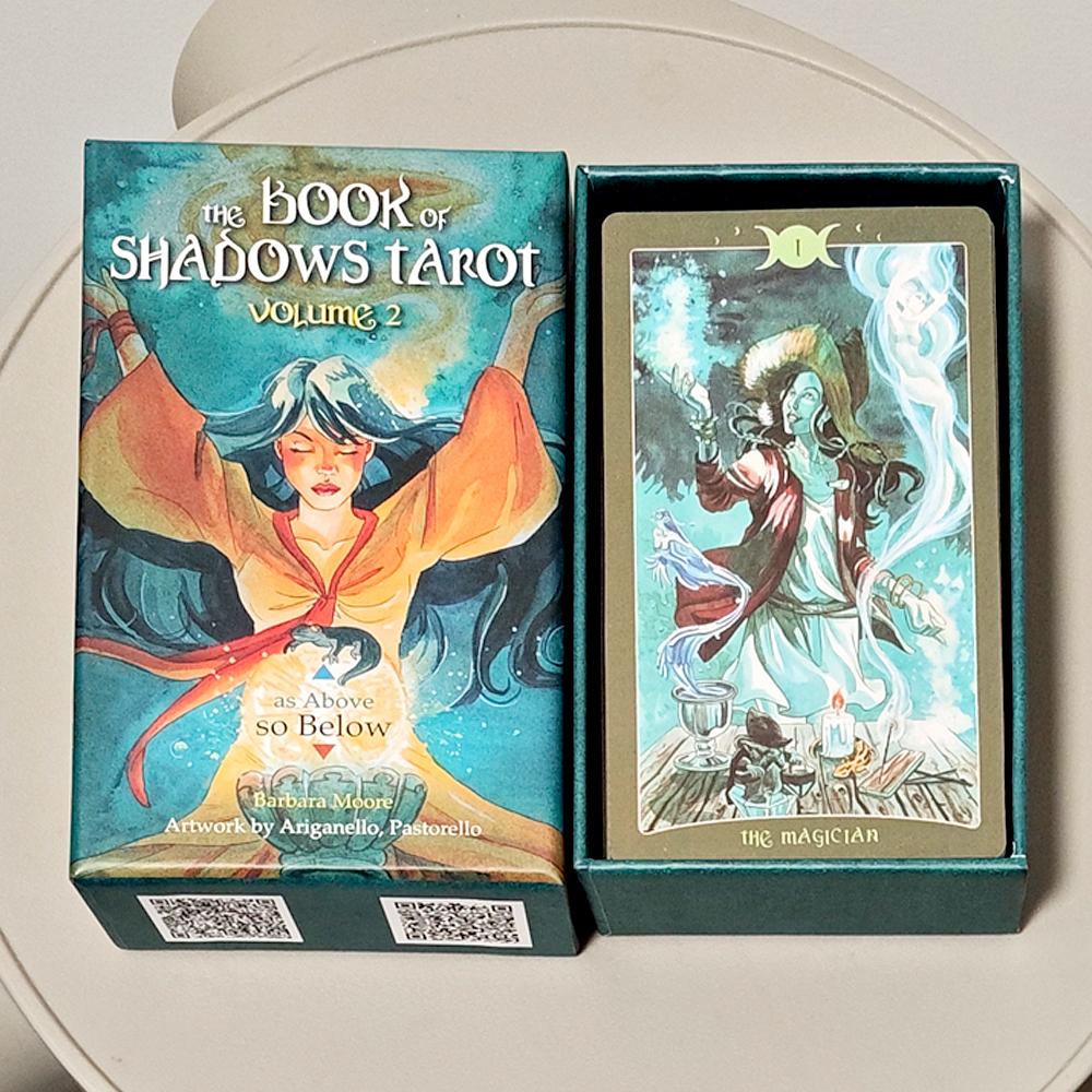 12*7cm Book of Shadows Tarot Volume 2: So Below – Modern Wiccan Tarot Deck, 78 Cards for Everyday Magic, Packed In Rigid Box